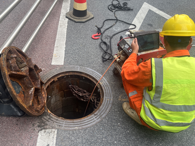 北京西路市政管道内窥检测